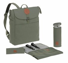 Lässig Green Label Backpack Adventure Wickeltasche Rucksack Olive Grün