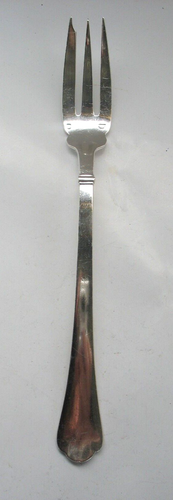 Tenedor de servir sólido Puiforcat CARDINAL plateado 10 1/4" FRANCIA sin mono - Imagen 1 de 7