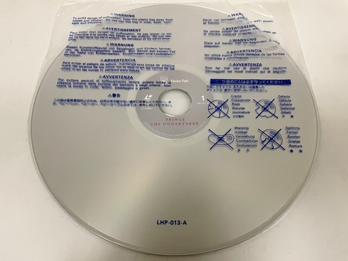 Prince The Undertaker 1994 Laserdisc LD Japan WPLR-16 W/ Obi & Insert - Picture 4 of 4