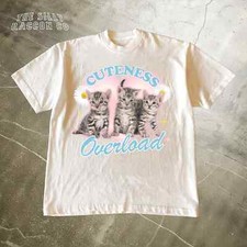 Cuteness Overload Y2K Shirt, Cute Kitten Tee for Women Men, Cat Lover Gift