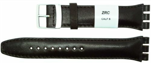 Bracelet De Montre Vintage Femme ZRC, Cuir Grainé Jaune, Fait Main, Neuf