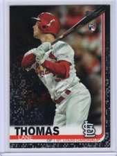 2019 TOPPS UPDATE LANE THOMAS RC BLACK PARALLEL #65/67 CARDINALS #US227