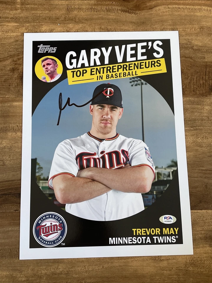 2019 Topps Top Entrepreneurs Signed Gary Vaynerchuk Vee Auto May 10x14 PSA COA - Image 3 of 4