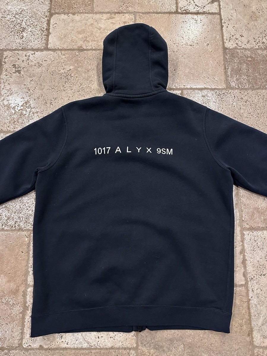 Alyx 1017 9SM x Nike Tech Fleece Black Zip Up Hoodie | eBay
