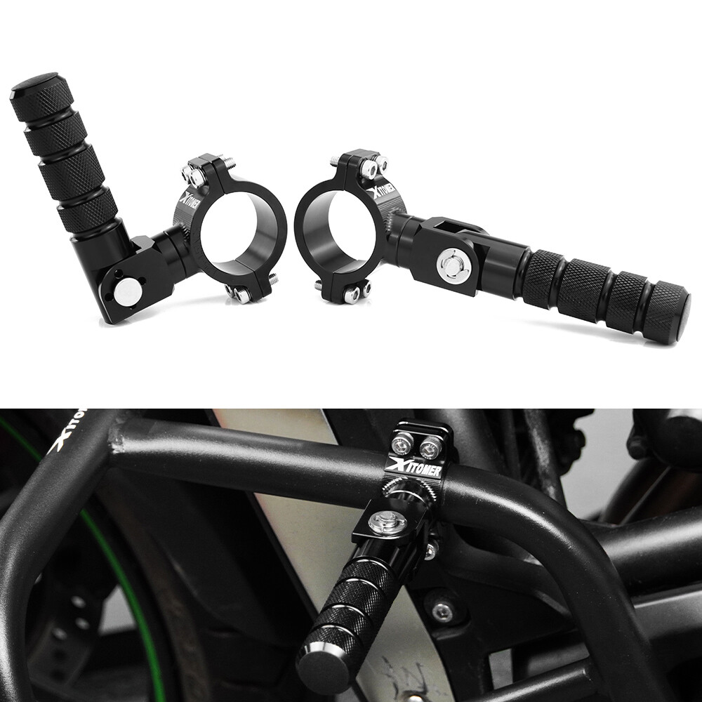 1 Pair Highway Footpeg Fit For Yamaha XV1600 99-03 XV1700 02-14 XV