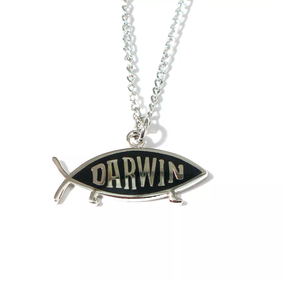 Darwin fish necklace clearance