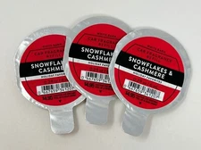 3 BATH & BODY WORKS SNOWFLAKES CASHMERE SCENTPORTABLE CAR FRAGRANCE REFILL SCENT