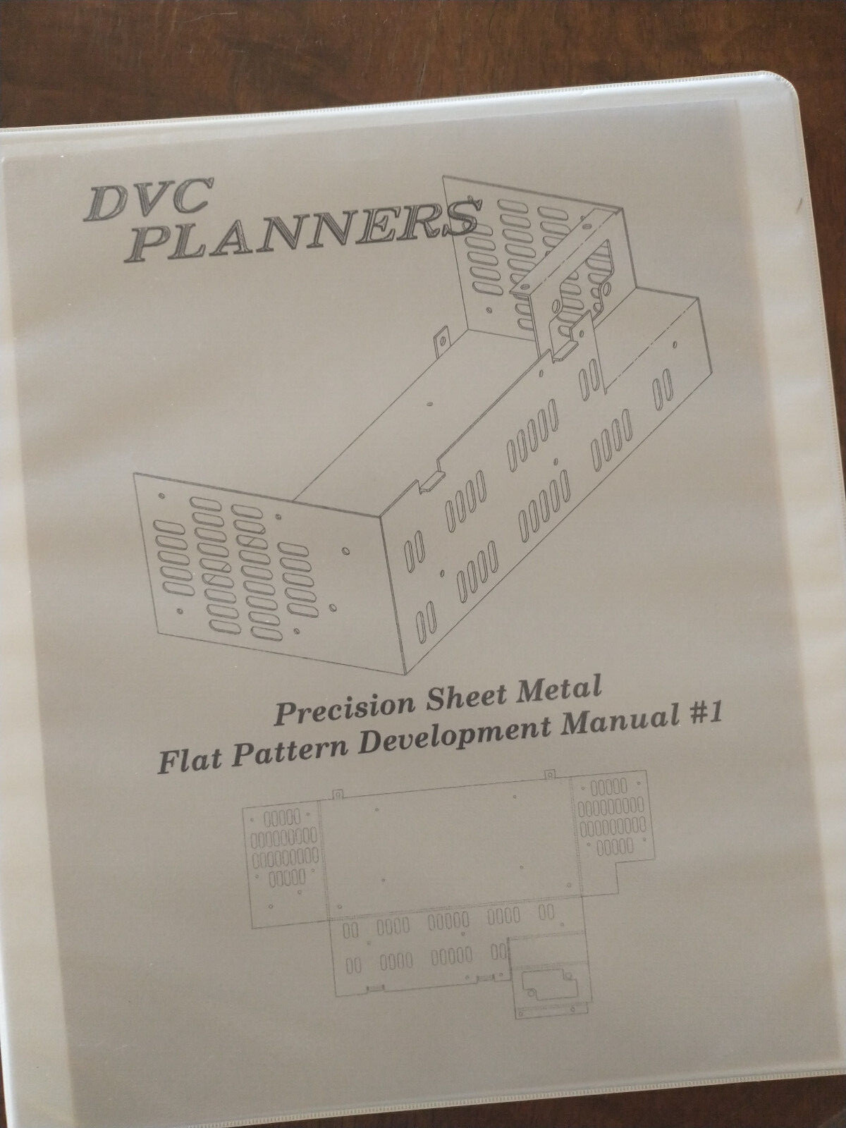 DVC Planners Precision Sheet Metal Layout Manual #1, flat pattern ...