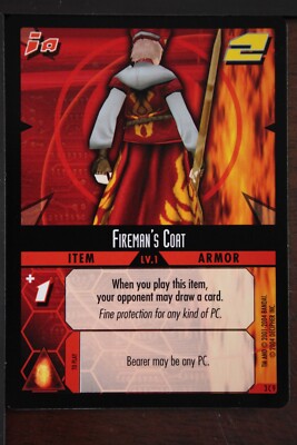 .Hack Enemy CCG: ''Fireman's Coat'' 3 C 9