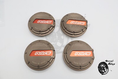 RAYS Genuine gram LIGHTS Center Cap No.64 GL CAP BR/RD 4 piece set OEM New