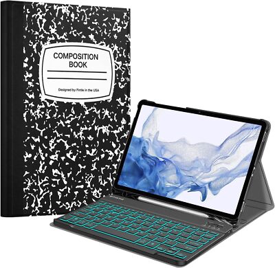 Backlit Keyboard For Samsung Galaxy Tab S8 2022 /Tab S7 11 inch 2020 Stand Cover