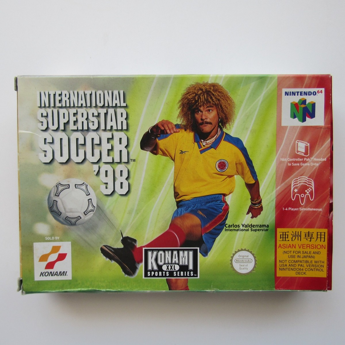 New International Superstar Soccer 98 Nintendo 64 N64 Super Rare