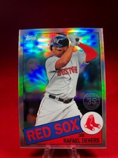 2020 Topps Chrome 1985 Baseball Refractors #85TC-8 RAFAEL DEVERS Red Sox