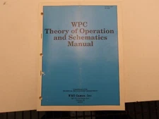 WMS Williams - WPC Theory of Operation & Schematics Manual -NOS