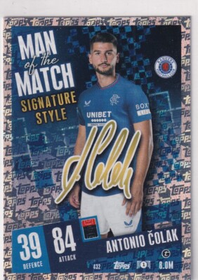 Topps Match Attax Champions League 23/24 Nr. 432 Antonio Colak Signature Style