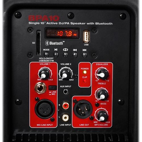 Rockville Powered 10" Karaoke Pro Machine/System 4 ipad/iphone/Android/Laptop/TV - Afbeelding 11 van 12