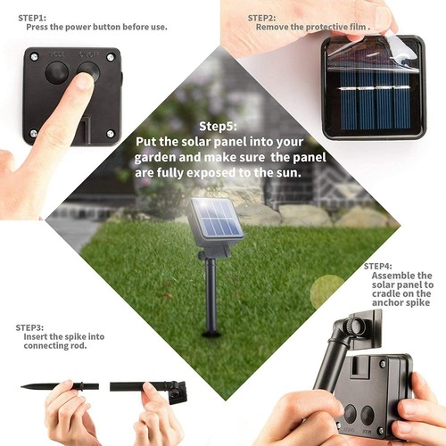 Outdoor Solar Powered Led Strip Light Copper Wire Waterproof Light String Xmas - Picture 12 of 24
