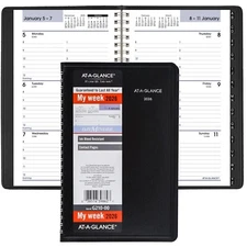 2026 At-A-Glance DayMinder G210-00 Weekly Appointment Book with Address Section