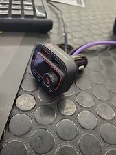 Monster Bluetooth FM Transmitter Hands Free Device W/ USB-C Quick Charge Slot