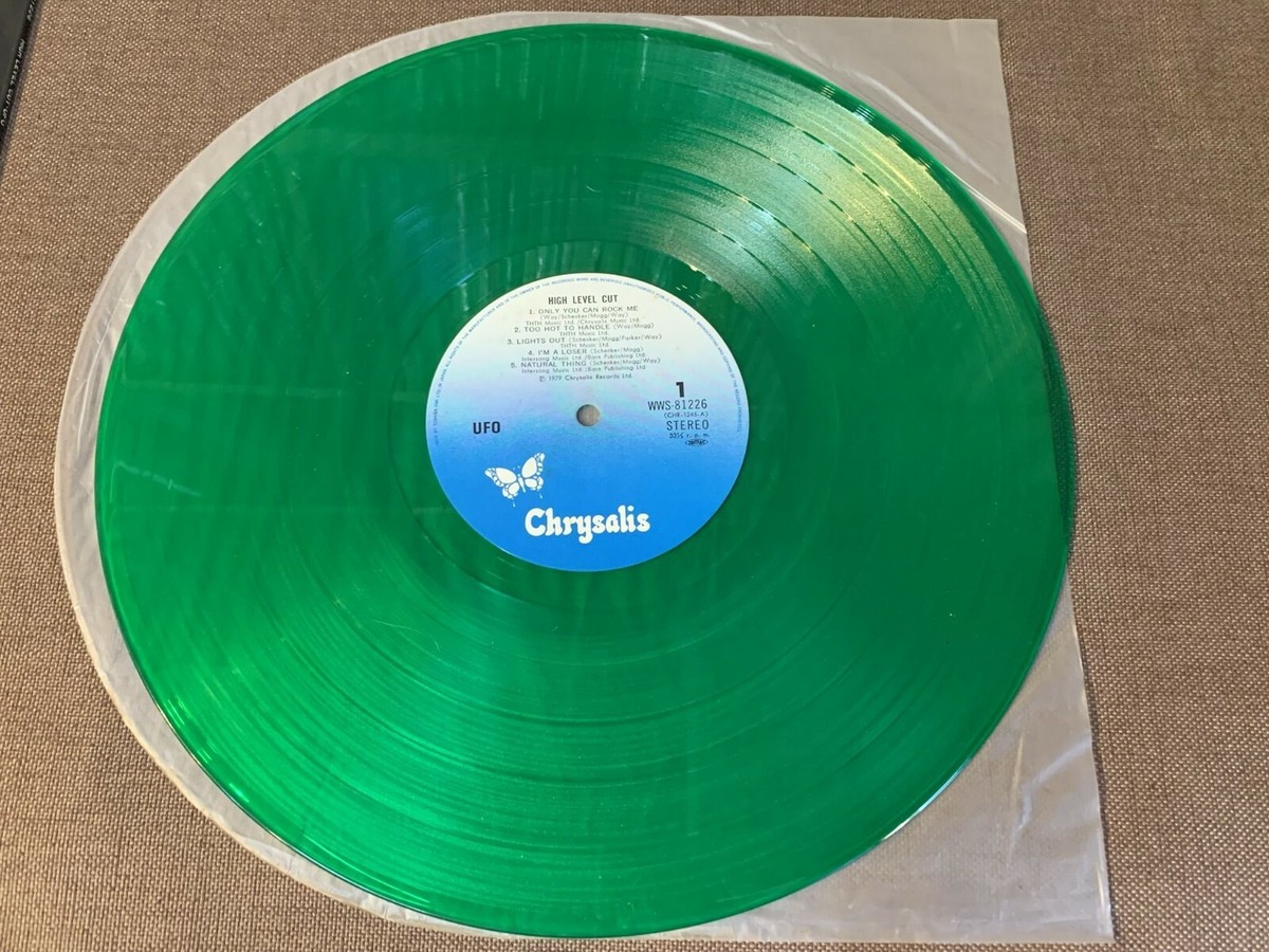 UFO High Level Cut JAPAN LP WWS-81226 Green Color record LP UFO High Level Cut JAPAN LP WWS-81226 Green Color record LP