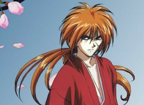 Rurouni Kenshin Himura Kenshin Orange pigtail Wig Style Cosplay Wig