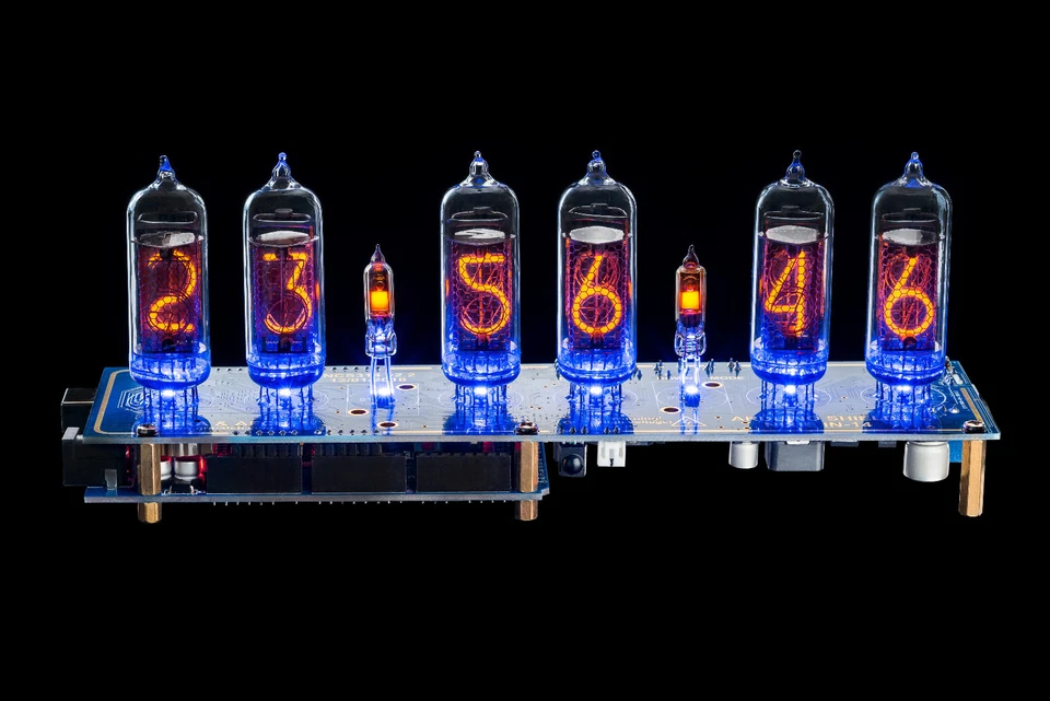 Nixie Tube Clock IN-14 Arduino Shield NCS314 WITH TUBES FAST DELIVERY 3-5 Days - Image 2 of 4