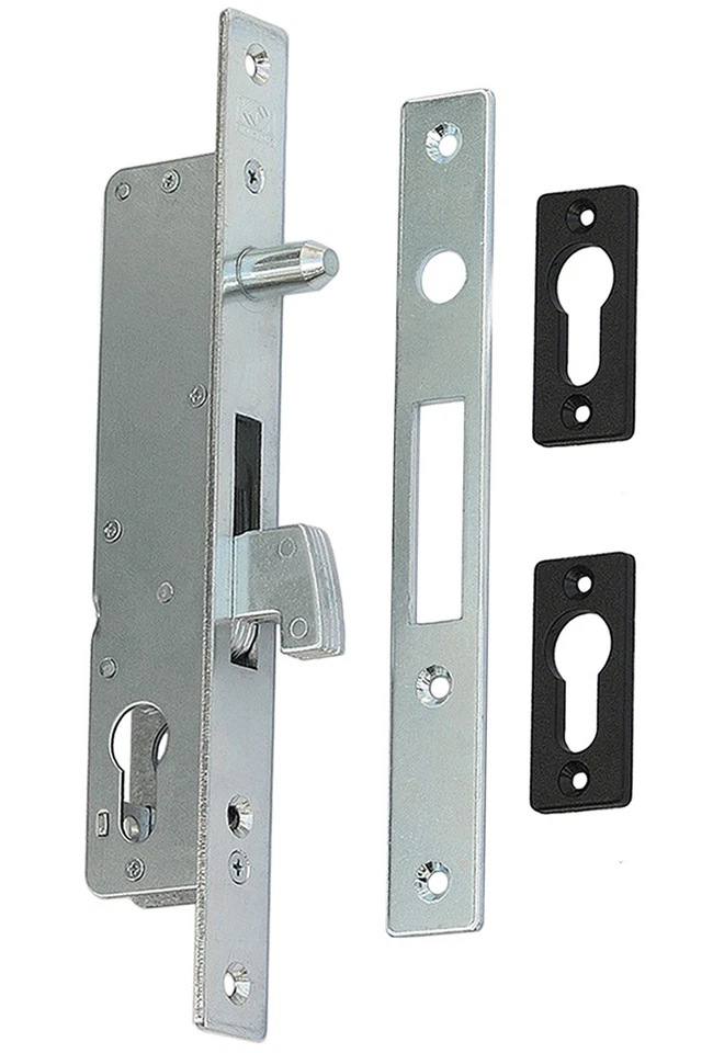 KEYMET Cerradura de gancho H40 cerradura de inserción cerradura de puerta corredera puertas correderas cerradura de marco de tubo