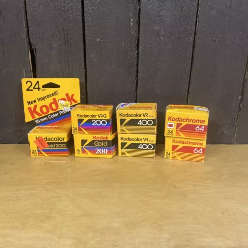 Kodak GOLD 200 Kodachrome Kodacolor Vr Expired Film Lot