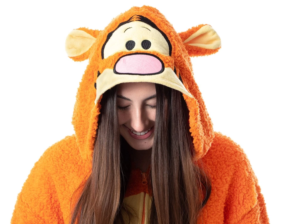 Disney Winnie the Pooh "Tigger" Union Suit Kigurumi Pajama One Piece Costume! - Image 4 of 4