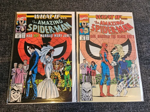 What if Amazing Spiderman Black Cat Mary Jane 20, 21