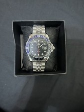 RICECGO 1pc Men’s Quartz Watch Blue & Black One Size
