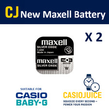 CASIO Baby-G ( BabyG ) BGA-110 BGA110 New Coin Cell Button Watch Battery *2