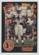 1991 Wild Card Draft Darryll Lewis Darryl Lewis #30 Rookie RC 0f3j. rookie card picture