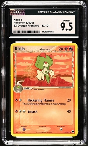 Kirlia δ graded CGC 9.5 for sale on eBay