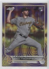 2022 Topps Chrome Sonic Purple & Yellow Pulse Refractor /299 Zach Thompson 00jz