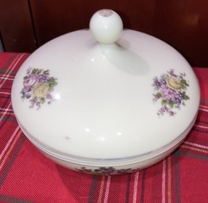 Rosenthal VTG Porcelain Candy Dish Bowl W/LID Kunstabteilung KRONACH Germany
