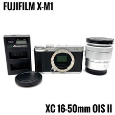 Good Working Condition FUJIFILM X M1 Silver XC 16 50mm OIS