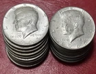 Roll Of 20 Kennedy Half Dollars 40% 1966-69 Fast🏁Shipping