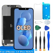 OLED For iPhone 12 Pro Max Screen Replacement Display Digitizer Repair Kit