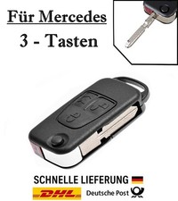 1x Ersatz Klappschlüssel Gehäuse für Mercedes 3-Tasten Fernbedienung KS05NO HU39 1x Ersatz Klappschlüssel Gehäuse für Mercedes 3-Tasten Fernbedienung KS05NO HU39