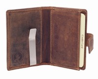 GeldböRse Geldbeutel Greenburry Vintage Braun MiniböRse Perfekt Als Geschenk