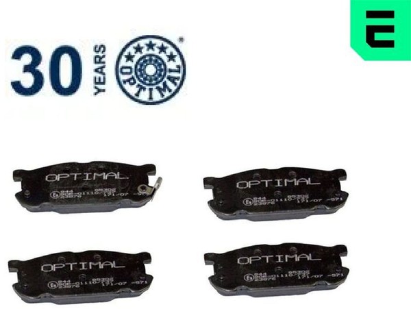 Optimal BP-85302 Bremsbelagsatz FüR Scheibenbremse Bremsbelagsatz FüR Mazda-image