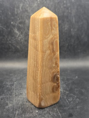 Chocolate calcite tower! 9 ounces, 4.7 inches tall