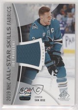 2019-20 Upper Deck SP Game Used All-Star Skills Fabrics Joe Pavelski #AS-JP 04f2
