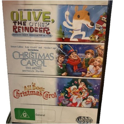 Olive Other Reindeer / Christmast Carol / All Dogs Christmas Carol DVD | Reg. 4