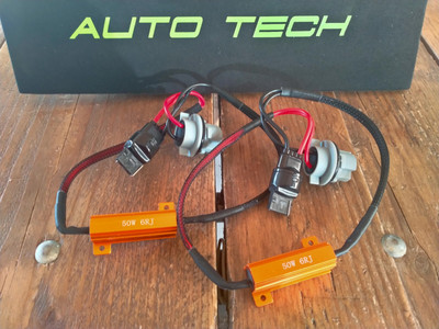 2x T20 582 7440 W21W LED Lastwiderstand Kabelbaum Canbus No Error Canceller