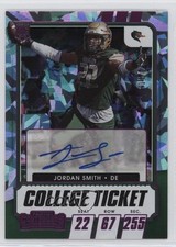 2021 Panini Contenders Draft Picks College Ticket 18/23 Jordan Smith Auto 4r3