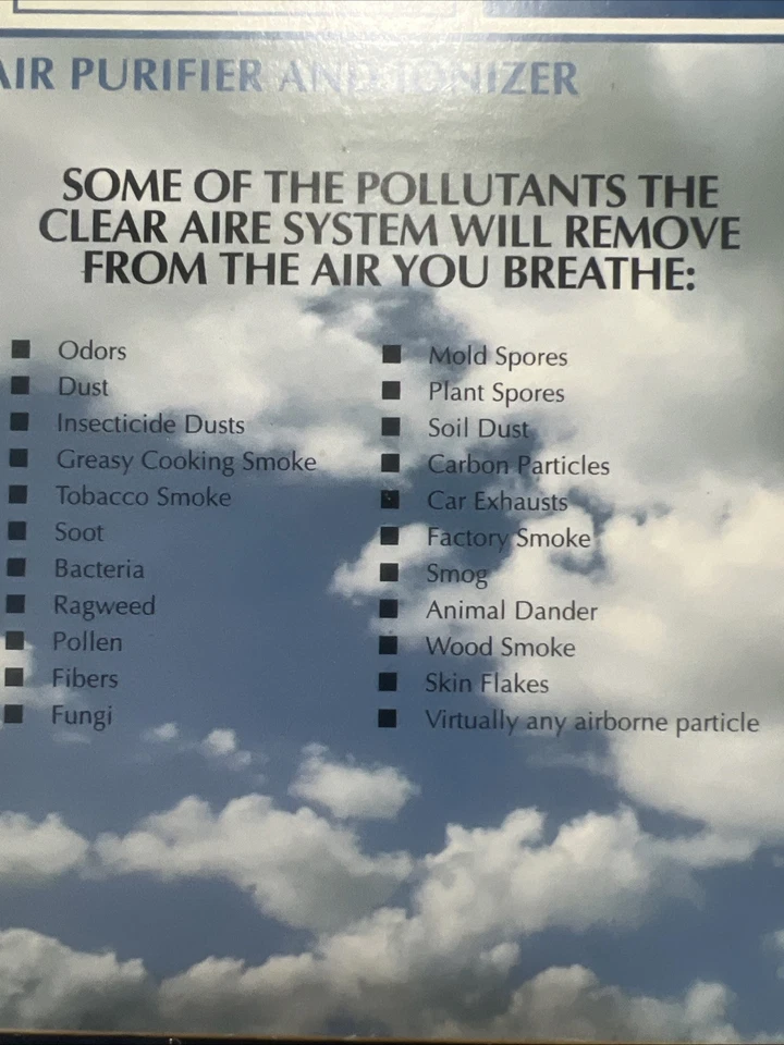 Amcor Future Tech Clear Aire Air Purifier and Ionizer - Image 3 of 4