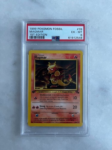 Magmar (1st Edition) graded PSA 6 for sale on eBay