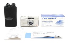  Almost Unused OLYMPUS SUPER ZOOM 105G Point Shoot 35mm Film Camera From JAPAN